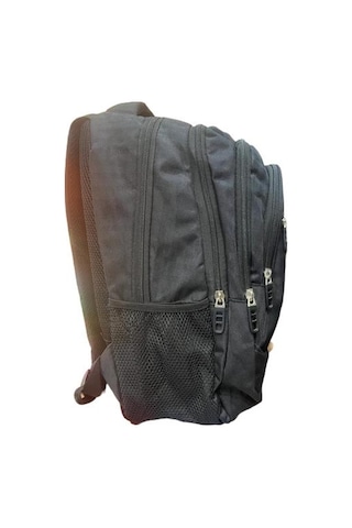 Nk Stonebag Laptop Bölmeli Günlük Kumaş Sırt Çantası Gri