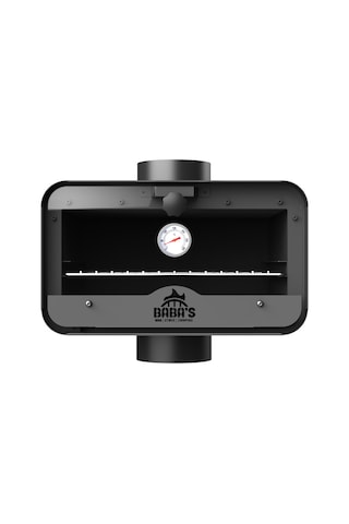 Baca Fırını / Uyumlu Boru Çapı: 15 Cm / Mat Siyah Boyalı / Baba's Stove