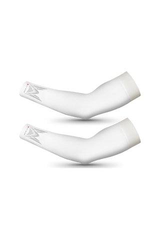 West Bıkıng Yp0212125 1 Çift Unisex Buz İpek Soğutma Kollu Yaz Güneş Koruyucu Uv Koruma Kolluk Beyaz