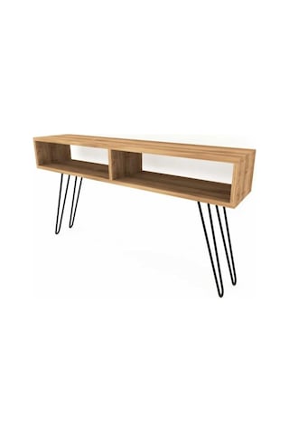 Dekorister Alya Tv Metal Ayaklı Ünitesi Ceviz