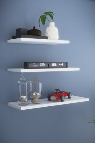 Dekorfim DF05102B 3'lü Dekoratif Raf Duvar Rafı