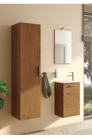 VitrA Mia 69565 Banyo Dolabı Seti, Altın Meşe, 40 cm Altın Meşe