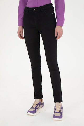 U.S. Polo Assn. Kadın Siyah Toothpick Fit Jean Pantolon 50288513-DN0027
