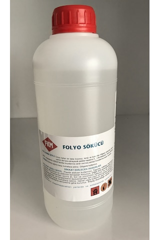 Fkm Araç Folyo Etiket Sökücü Sıvı Solüsyon 1lt