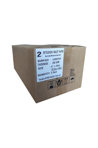 Mitsubishi Dx100 Inkjet Fotoğraf Kağıdı Lustre (Mat) - 15.2 X 65