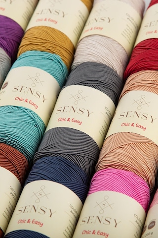 Sensy Premium Chic&easy 200 Gr Mumlu İp Supra İpi Runner İpi Supla İpi Çanta İpi Pase İp Lacivert