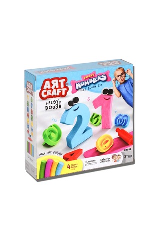 Dede 3d Rakamlar Oyun Hamuru Seti Çok Renkli