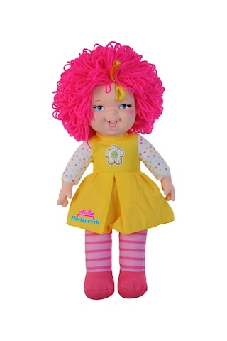 45 Cm Sevimli Pembe Saçlı Oyuncak Efsane Lahana Bebek