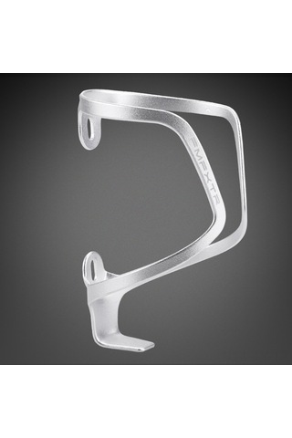 Teltree Alüminyum Ultra Hafif Bisiklet Su Flaske Tutucusu - Dağ Yolları İçin Güçlü Sabitleme, Kolay Kurulum, Unisex Tasarım Gümüş Gümüş