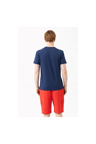Benetton Benettton Erkek Lacivert T-shirt Lacivert