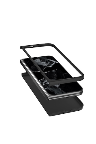 Google Pixel 9 Pro Fold İçin Mat Yüzey Sert Plastik Kılıf-al8848