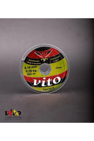 Vito Süper Strong Monoflament Şeffaf Misina 160 Metre 0,16mm - Standart