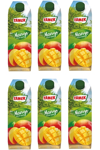 Tamek Mango Nektarı 1 Lt X 6 Adet