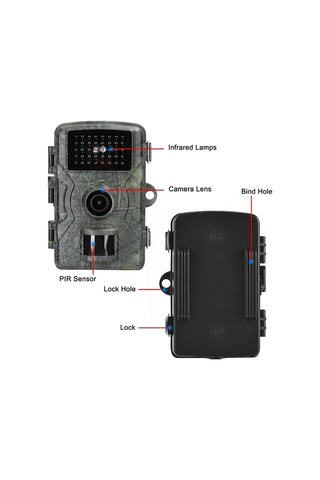 Maoyaya -dl00 16mp 1080p Dünya Görüntüle Taşınabilir Gündüz Gece Kamera Kamuflaj