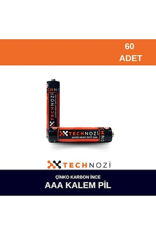 Aaa Ince Kalem Pil 60 Lı Paket Kumanda Pili