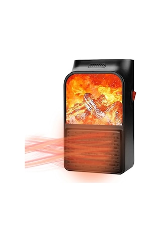 Jialan Jl 3d Alevli Elektrikli Şömine Isıtıcı Ev Fan Isıtıcı 900W