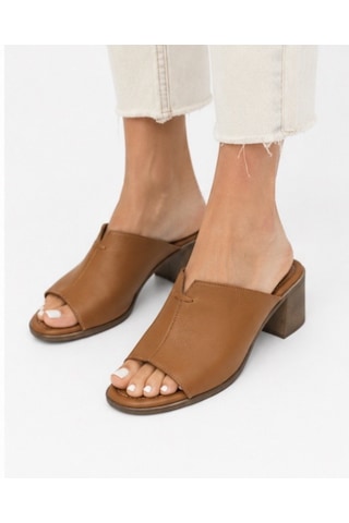 N Napa Shoe Np.1513.taba.deri Terlik