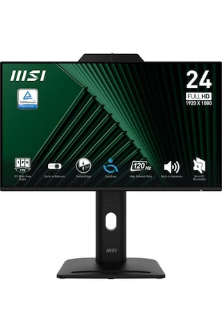 Msı Pro Mp242pmg 23.8 Fhd Flat Ips 120hz 1ms Adaptıve-sync Pıvot