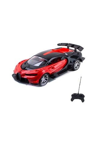 1:16 Ölçek Uzaktan Kumandalı Bugatti Chiron Işıklı Şarjlı Kırmızı