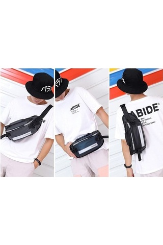 Erkekler Ve Kadınlar İçin Şık Ve Pratik Bel Çantası, Spor Ve Günlük Kullanım İçin Uygun, Hafif Ve Dayanıklı Göğüs Çantası Gri