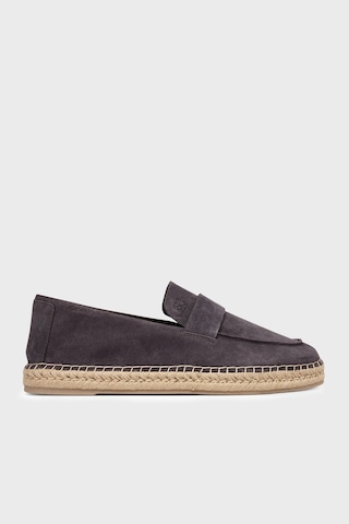 Süet Logo Detaylı Espadril Hm0hm02072ge7 Erkek Espadril Hm0hm02072 Ge7 Kahve