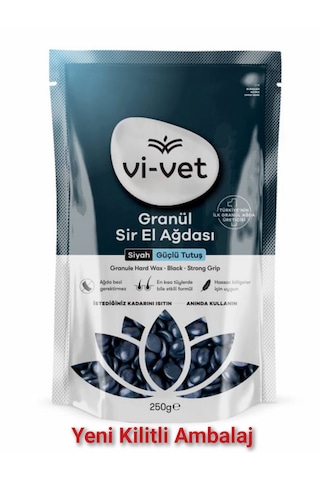 Vivet Granül Sir Ağda Black 250 Gr 3 Adet + Vivet Ağda Temizleme Ve Masaj Yağı Vitamine 125 Ml