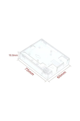 Alkatronik-Arduino Uno R3 Plastik Koruma Kutusu Vidalı Pleksi Kutu