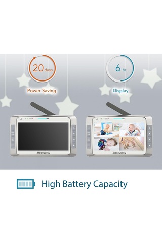 Moonybaby Trust 50 Düşük Emf Kablosuz Bebek Monitörü - 2 Kamera