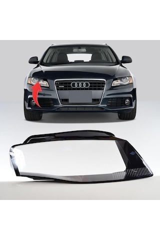 Audi A4 B8 Kasa Sağ Far Camı 2009-2012 Makyajsız 8k0941030x