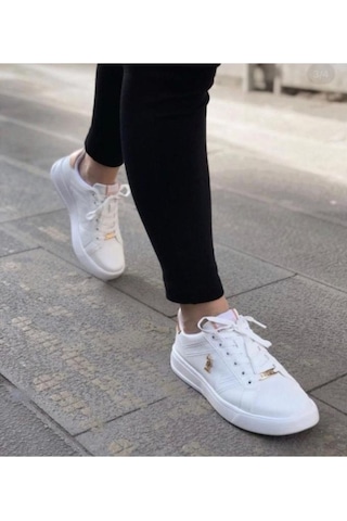 U.s. Polo Assn. Exxy 5fx 101946743 Kadın Sneaker Ayakkabı Beyaz 36-40 Beyaz