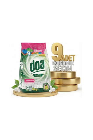 Doa Matik Deterjan Renkliler 9x4 Kg