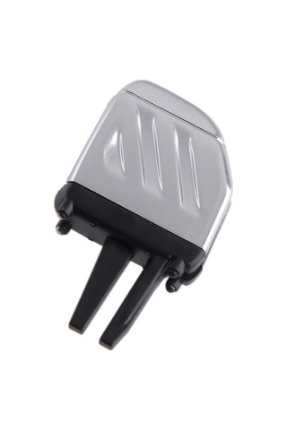 Novahub 4 Adet Abs Metal Klima Hava Çıkışı Klipsi, Land Rover Freelander 2 İçin Gümüş-siyah