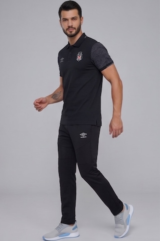 Beşiktaş Lisanslı Umbro Eşofman Altı+polo T-shirt 03-siyah