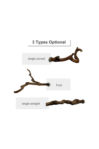 Vkemall Kuş Egzersiz Dikeni - Üzüm Dalı, Çevrilmiş Tip, 20-30cm, Tükürme Ve Konaklama Oyuncaklı