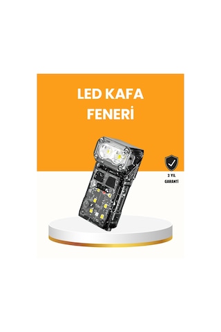 Kamp Ve Outdoor İçin Led Far 10 Saat Pil Sensörlü Manyetik