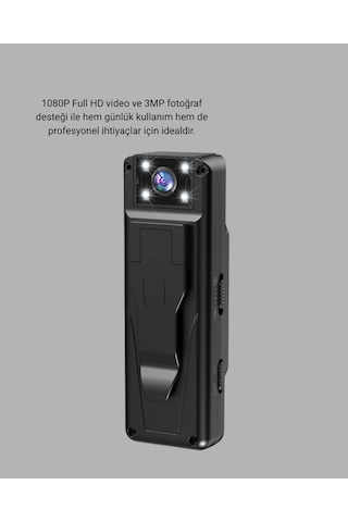 180 Döner Lensli Mini Kamera 1080p Full Hd Hareket Algılama 1200mah 37395449