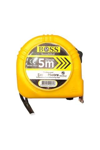 Boss Şerit Metre 5m X 25 Mm