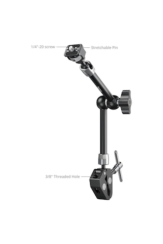 Smallrig 5311 Yengeç Şekilli Kelepçeli Sihirli Kol 11'' Siyah