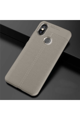 Xiaomi Mi A2 Lite Kılıf Zore Niss Silikon Kapak Kırmızı