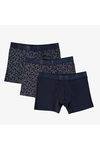 Nautica 3'lü Erkek Lacivert Boxer