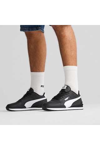 Puma St Runner V4 L Spor Ayakkabı 39906801 39906801 Siy Siyah