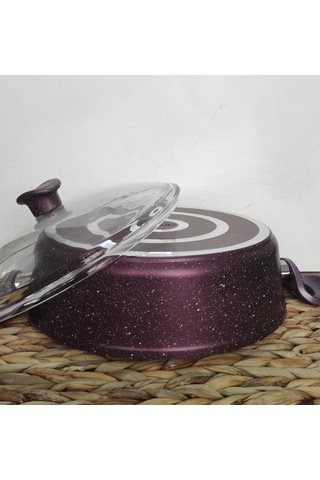 İmza 24 Cm Granit Basık Tencere