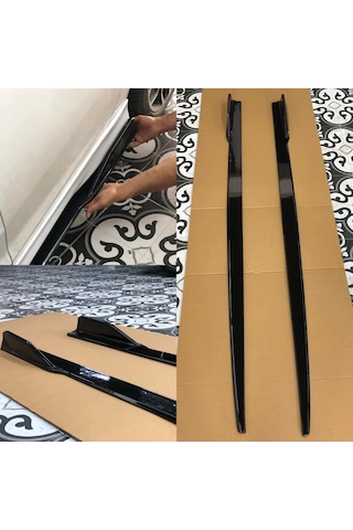 Üniversal Kanatlı Marşpiyel Lipi Bıçağı Parlak Siyah 194 Cm