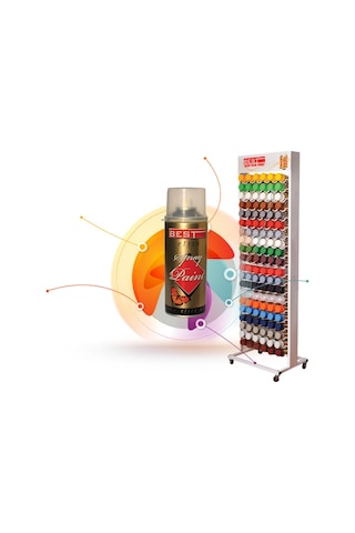 Best Elite Akrilik Ral 3002 Bayrak Kırmızı Sprey Boya 400 ML