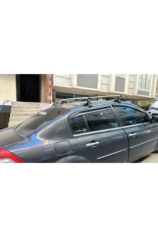 Renault Megane 2 Sedan 2003-2008 Oluksuz Tip Port Bagaj Tavan Çıtası Ara Atkı Kapıdan Sıkıştırmalı