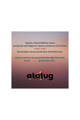 İsim Baskılı Kişiye Özel Kupa & Altlık Kutulu Hediyelik Set