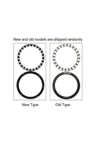 Xiyyadms 24 Adet Adreslenebilir Rgb Led İçiği - 5v Dc 24-bit Kontrol, Zincirlenebilir Tasarım, 8.5cm Dış Çap Diğer