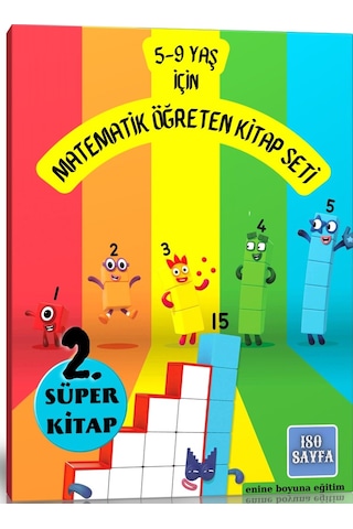 5-9 Yaş İçin Matematik Öğreten Kitap Seti (2 Süper Kitap)