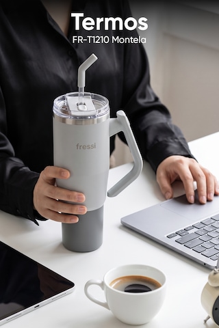 Montela Termos Paslanmaz Çelik 1200 Ml Fr-t1210 Gri