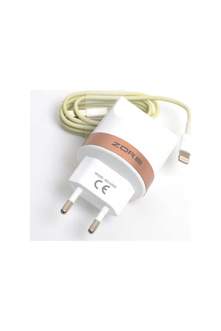 Mobilefix Tiger 2000 Mah 2 İn 1 Lightning Ev Şarj Seti - Beyaz Beyaz